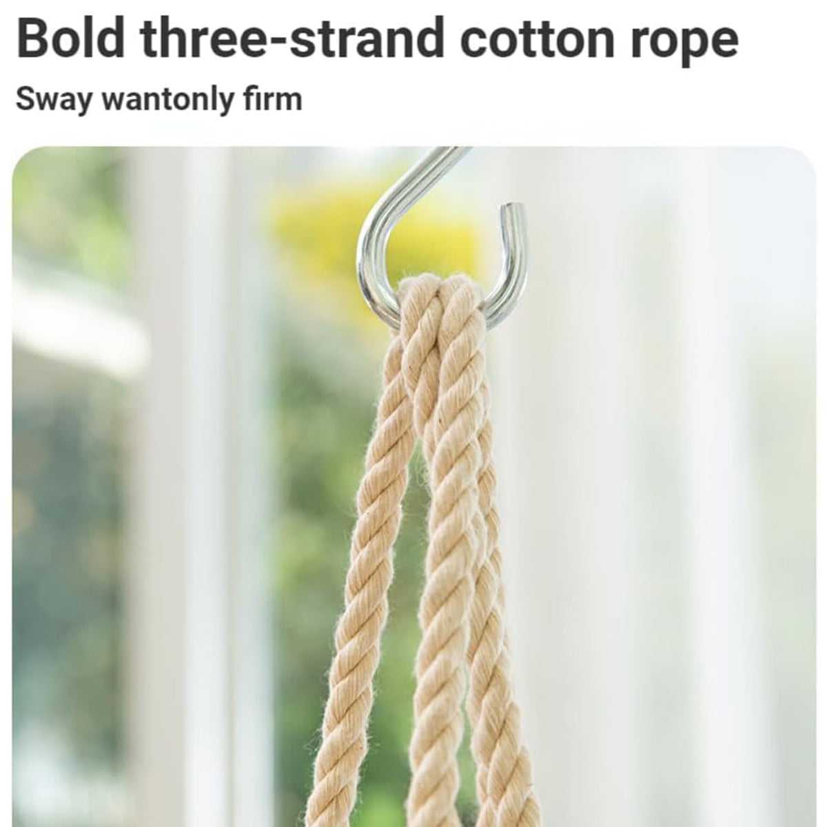 Handmade Cat Hammock Bed Breathable Straw Hanging Pet Rest with Hooks