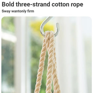 Handmade Cat Hammock Bed Breathable Straw Hanging Pet Rest with Hooks