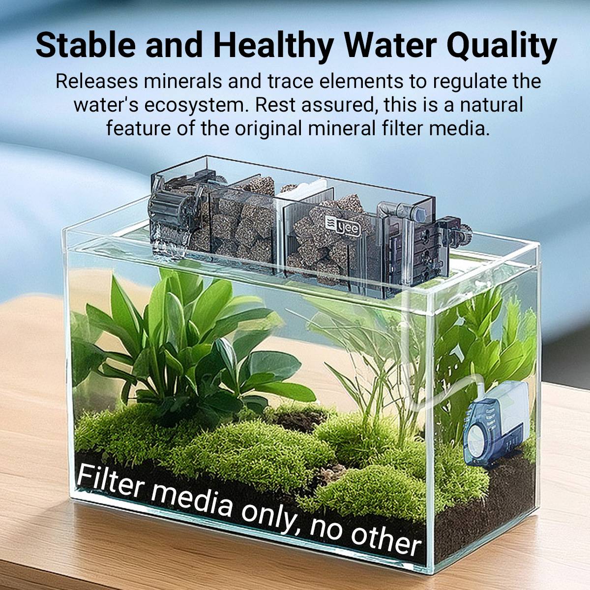 Bio Filter Media - Yee Bacterial House Raw Ore Aquarium Media