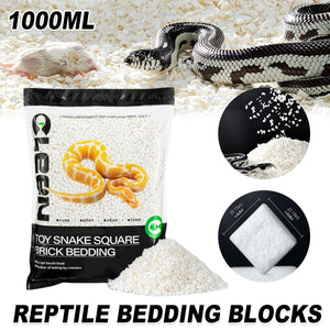 Reptile Bedding Blocks for Snake Tank Substrate