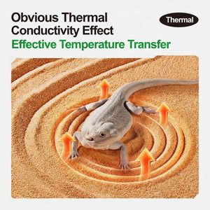 Reptile Calcium Sand - Cleen Climbing Pet Vivarium Substrate (Orange)