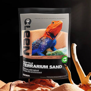 Reptile Calcium Sand - Cleen Climbing Pet Vivarium Substrate (Orange)