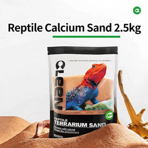 Reptile Calcium Sand - Cleen Climbing Pet Vivarium Substrate (Orange)