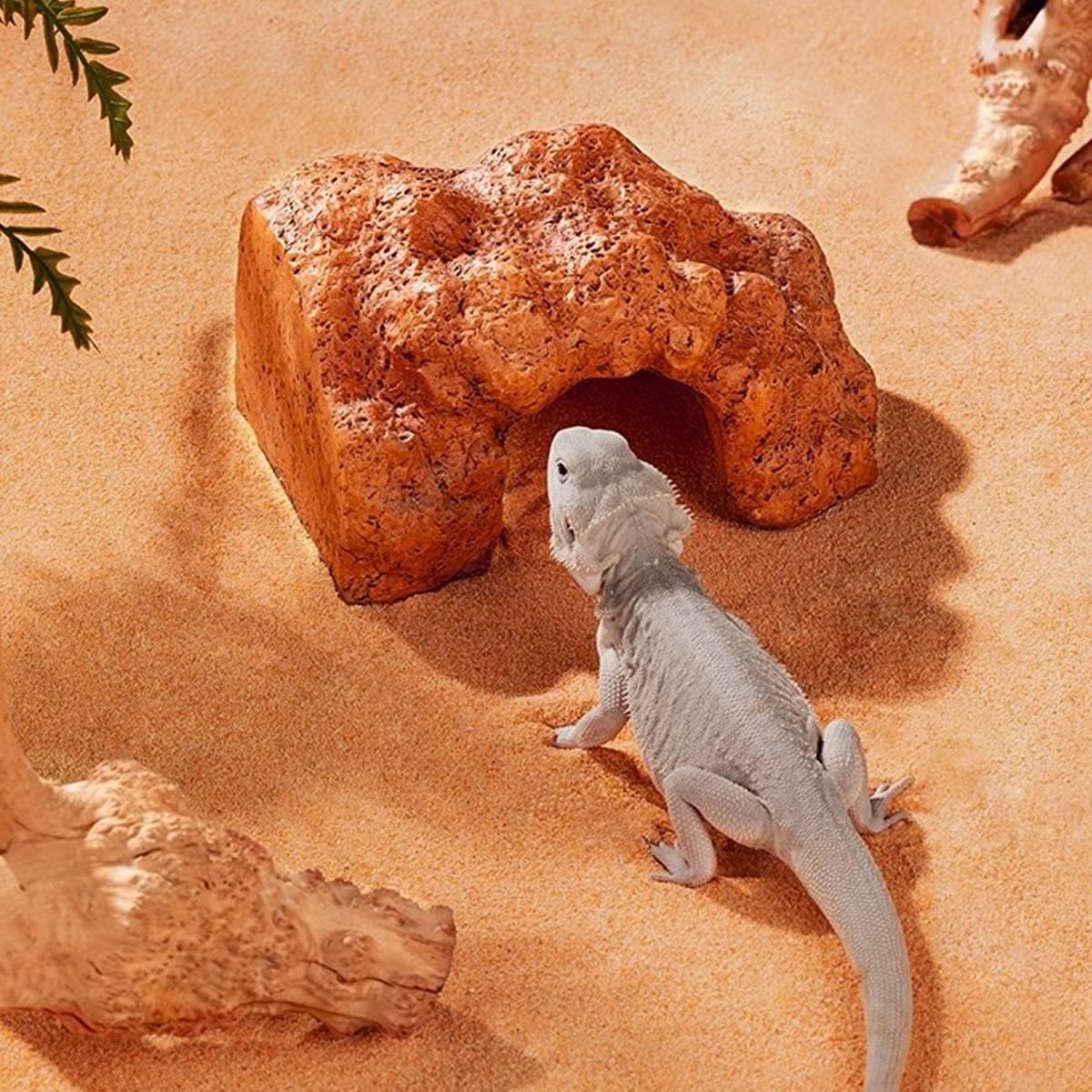 Reptile Calcium Sand - Cleen Climbing Pet Vivarium Substrate (Orange)