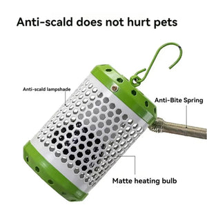 Reptile Ceramic Heat Lamp Set | Adjustable Terrarium Heating Light