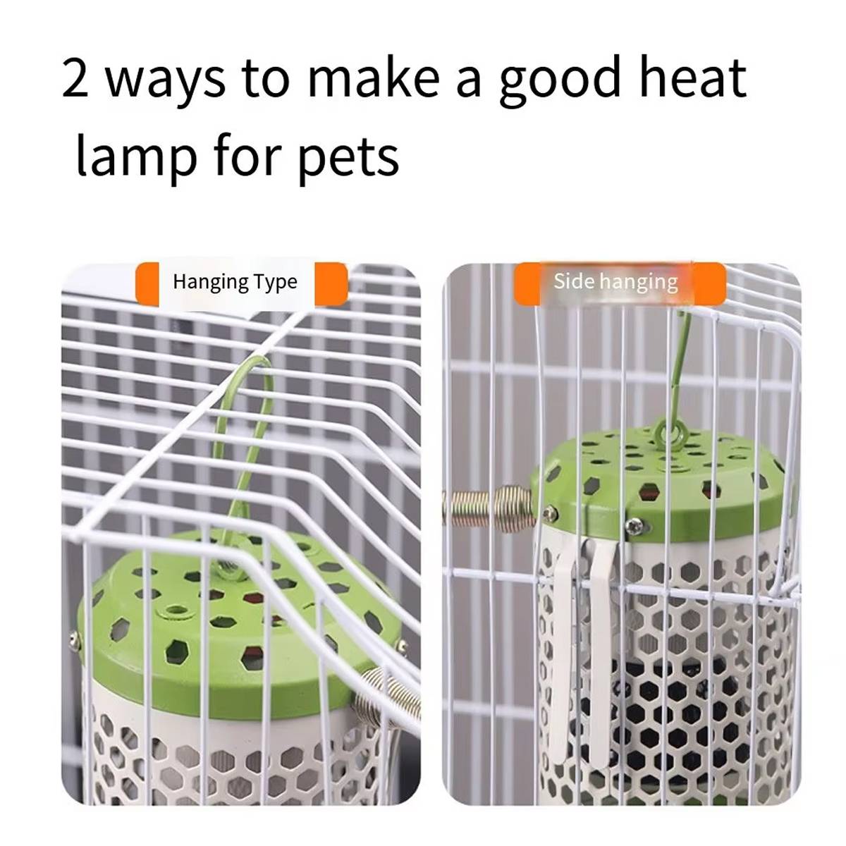 Reptile Ceramic Heat Lamp Set | Adjustable Terrarium Heating Light
