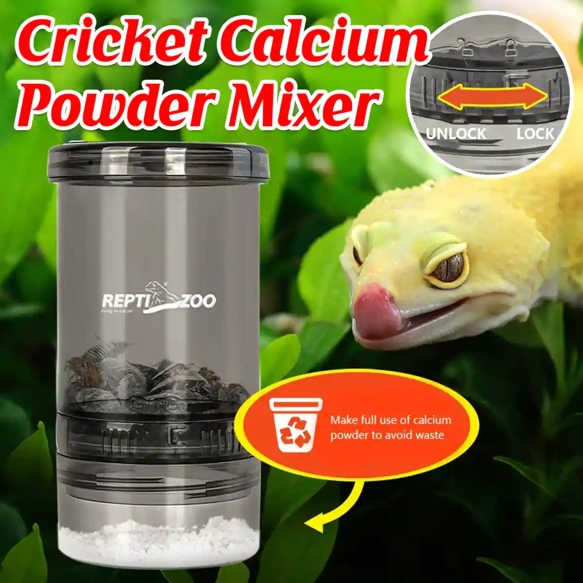 Cricket Calcium Powder Mixer