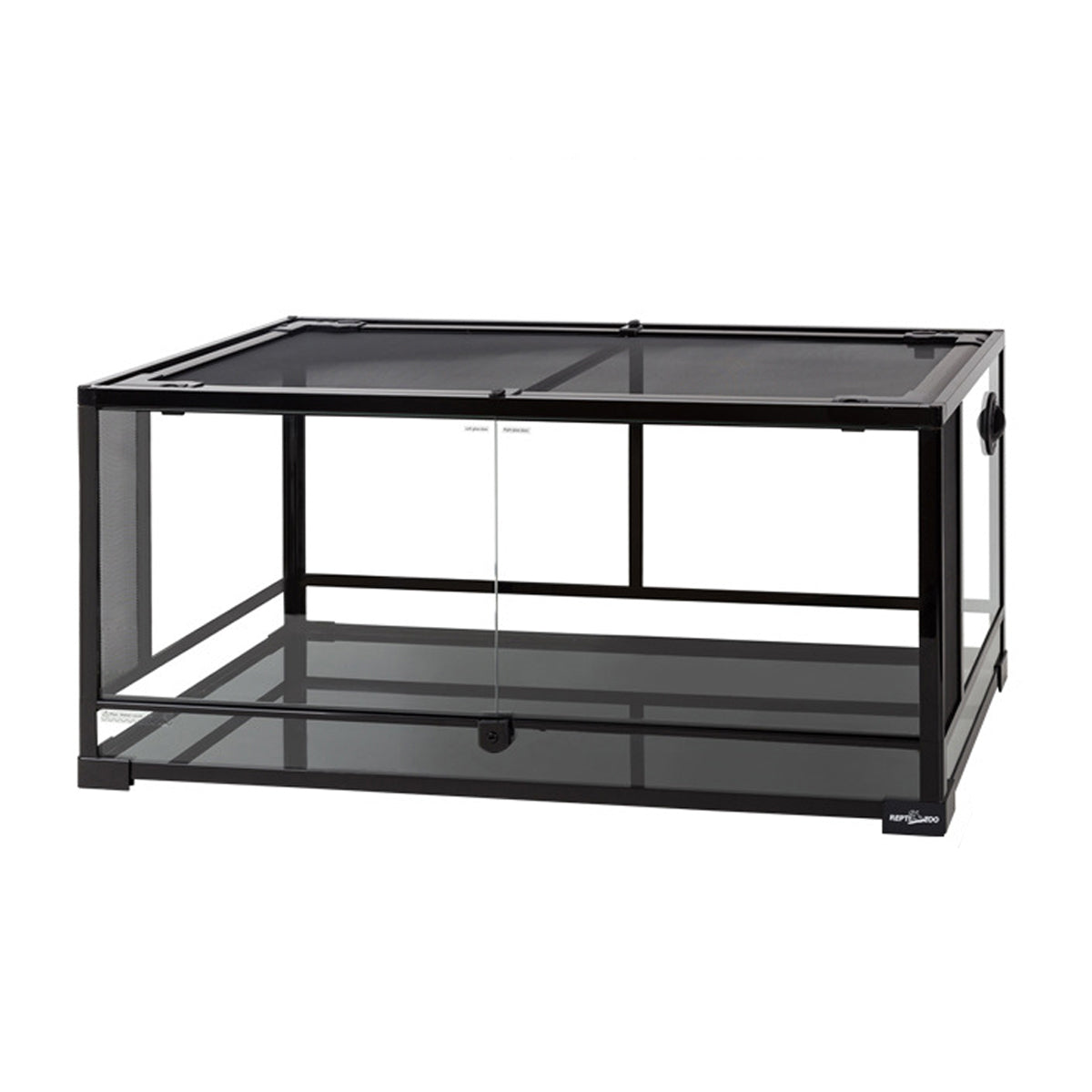 Reptile Enclosure Glass Terrarium With Front Opening