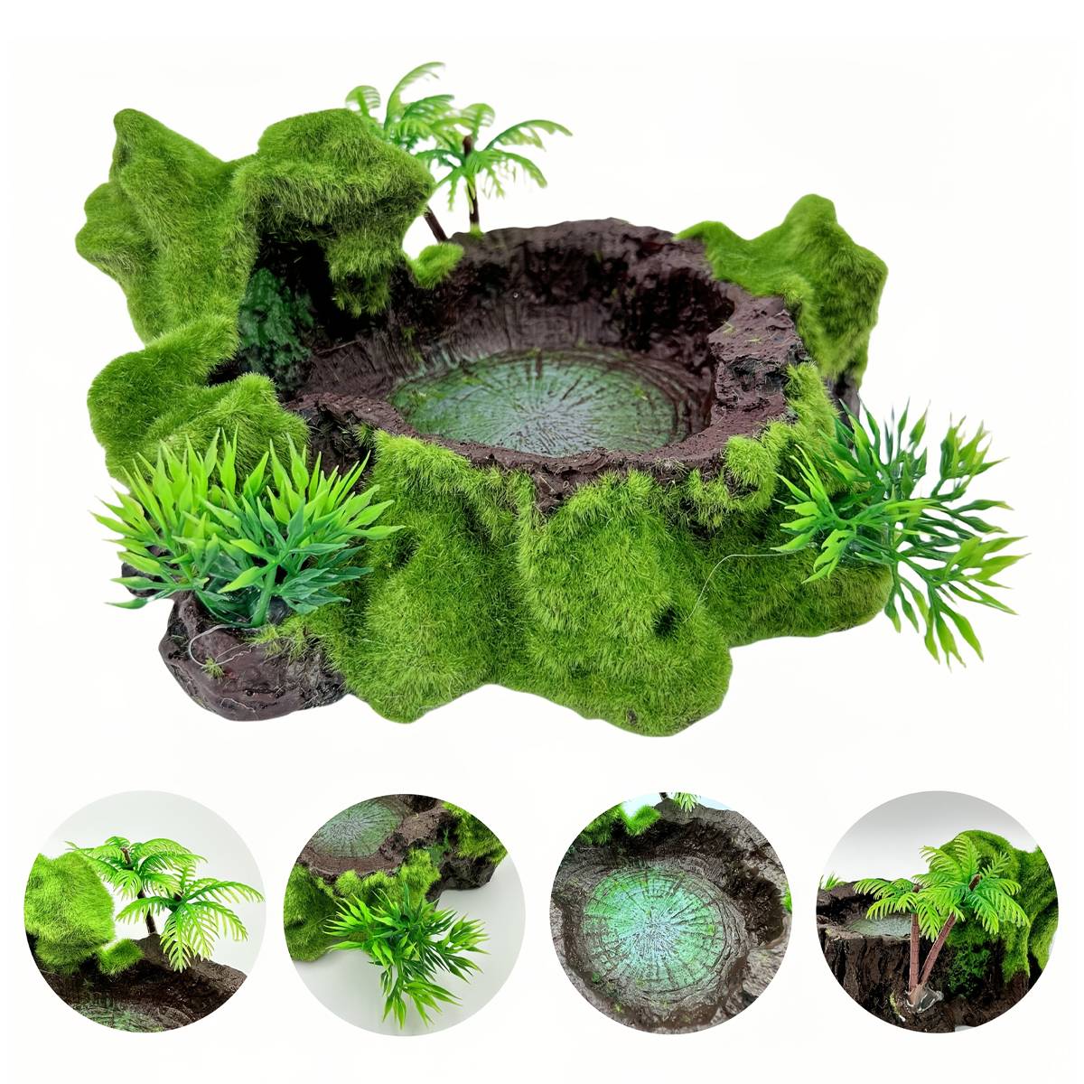 Resin Reptile Water Bowl Feeding Dish