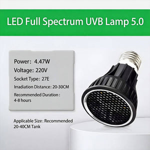 Reptile Basking Lamp - Full Spectrum Turtle Heat Lamp