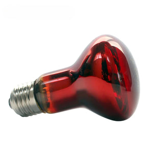 Reptile Heat Lamp Red Infrared Terrarium Heating Bulb