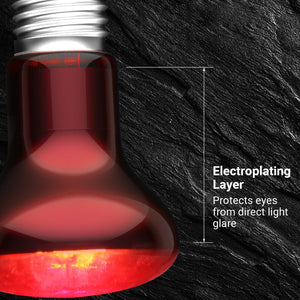 Reptile Heat Lamp Red Infrared Terrarium Heating Bulb
