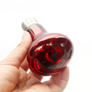 Reptile Heat Lamp Red Infrared Terrarium Heating Bulb