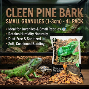 Reptile Pine Bark Bedding - Forest Floor Vivarium Padding (Small)