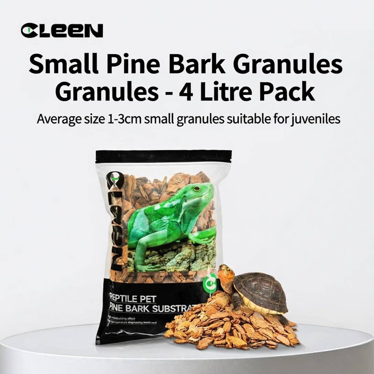 Reptile Pine Bark Bedding - Forest Floor Vivarium Padding (Small)