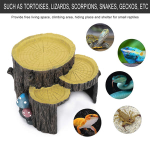 Reptile Rest Shelter Tree Stump Hideout