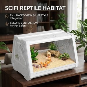 Reptile Habitat Tank Ventilated Terrarium Enclosure