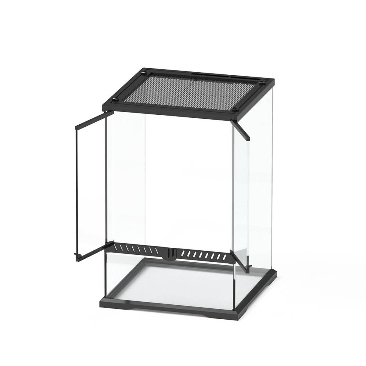 Reptile Terrarium Glass Tank with Double Doors