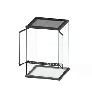 Reptile Terrarium Glass Tank with Double Doors