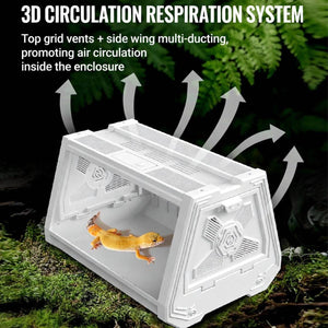 Reptile Habitat Tank Ventilated Terrarium Enclosure