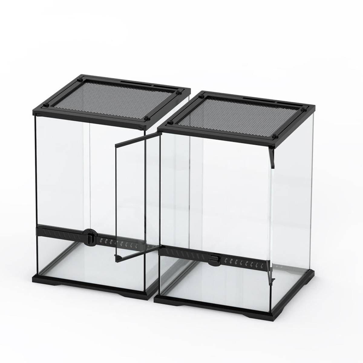 Reptile Terrarium Glass Tank with Double Doors