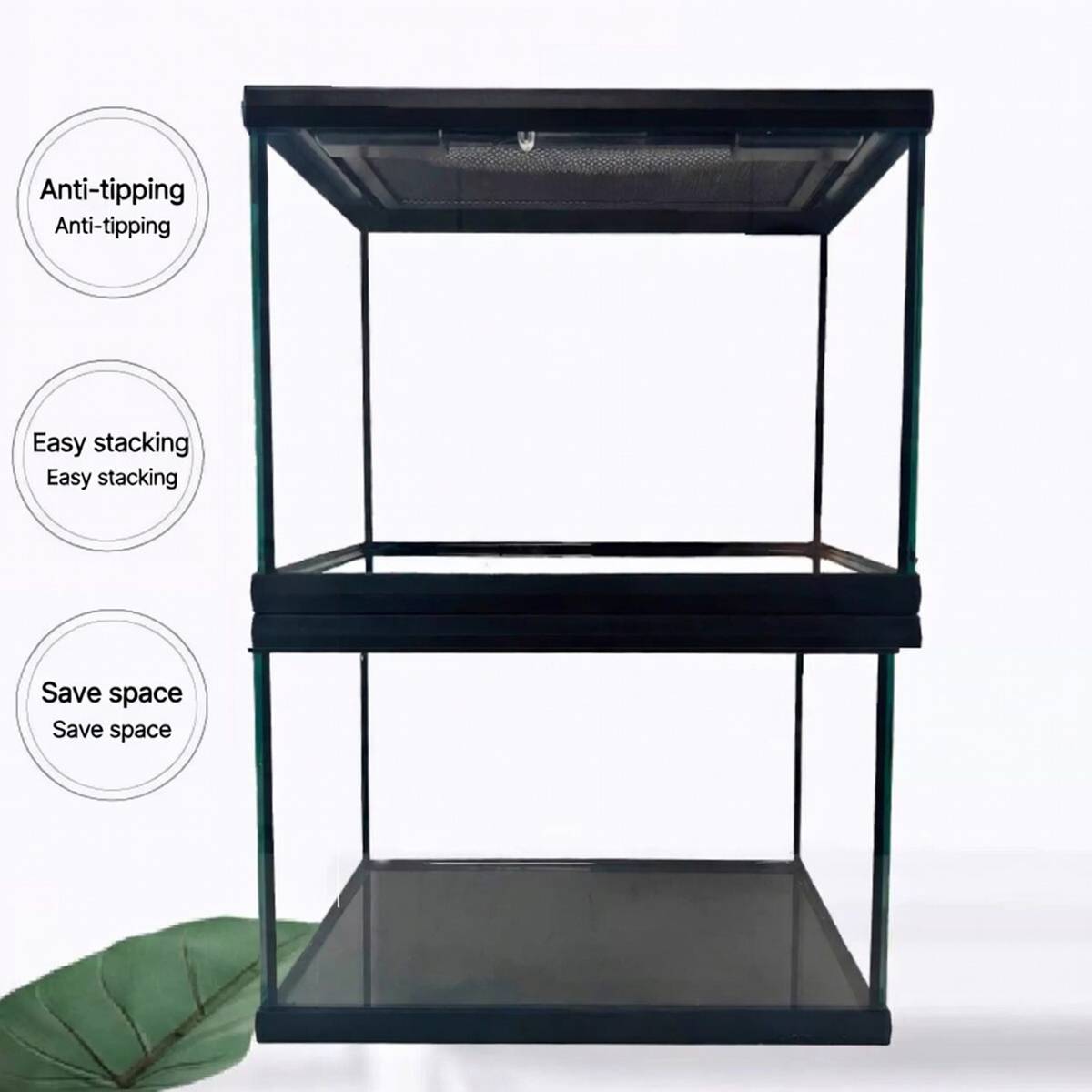 Reptile Terrarium - Cleen Climbing Pet Landscape Vivarium Tank