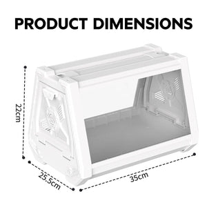 Reptile Habitat Tank Ventilated Terrarium Enclosure