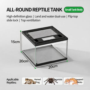 Reptile Terrarium - Cleen Climbing Pet Landscape Vivarium Tank
