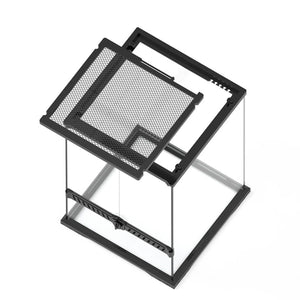 Reptile Terrarium Glass Tank with Double Doors