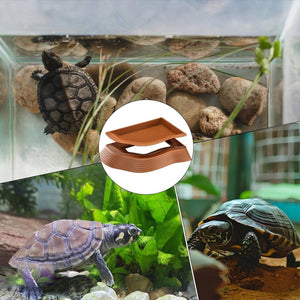 Reptile Basking Platform - Floating Turtle Frog Gecko Habitat (S)