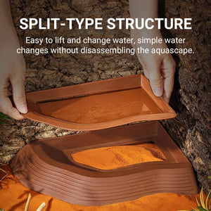 Reptile Basking Platform - Floating Turtle Frog Gecko Habitat (S)