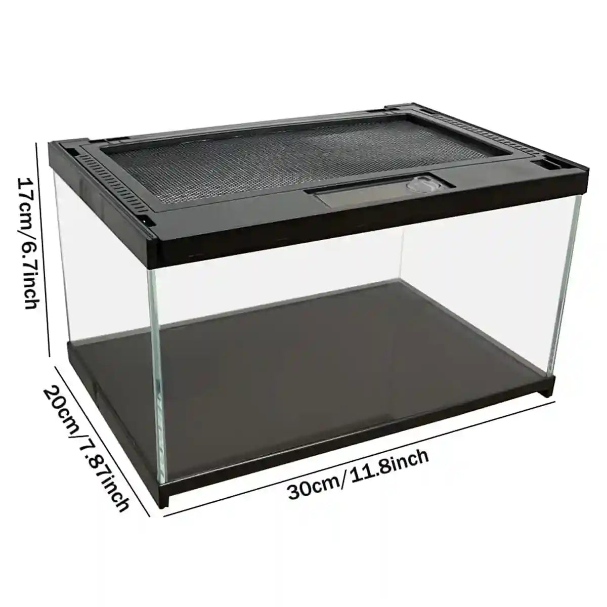 Glass Reptile Terrarium Habitat Tank