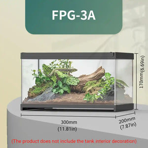 Glass Reptile Terrarium Habitat Tank