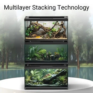 Glass Reptile Terrarium Habitat Tank