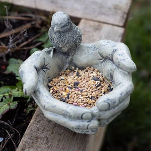 Resin Bird Feeder Garden Bird Bath Bowl