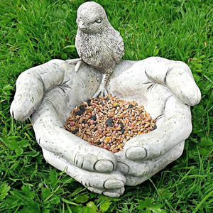 Resin Bird Feeder Garden Bird Bath Bowl