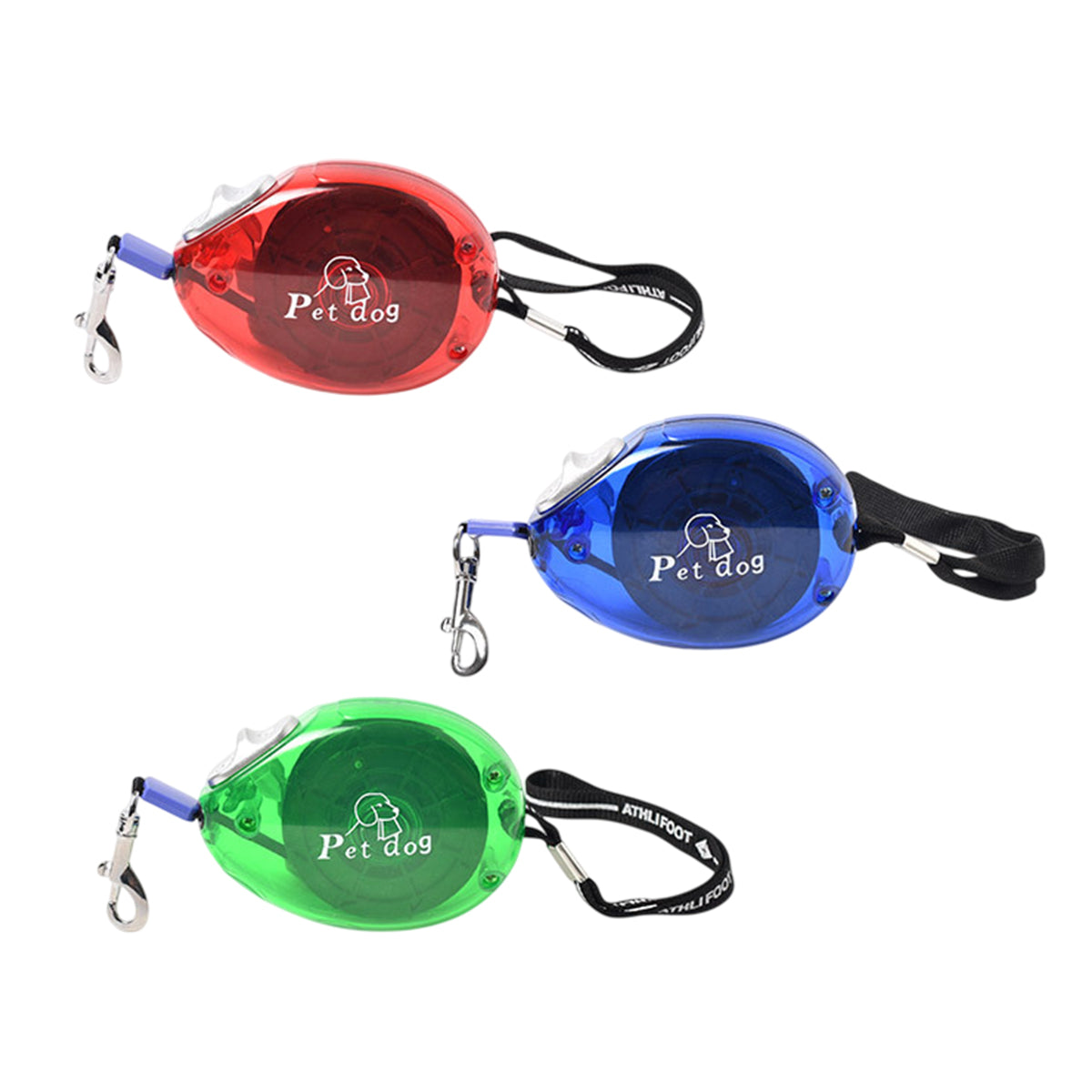 Retractable Dog Leash With One-Button Lock