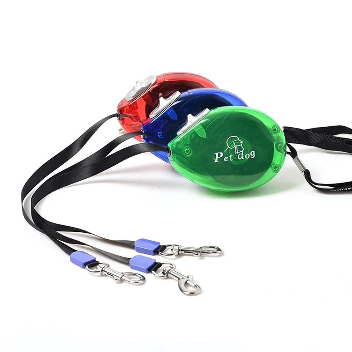 Retractable Dog Leash With One-Button Lock