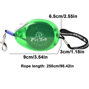 Retractable Dog Leash With One-Button Lock