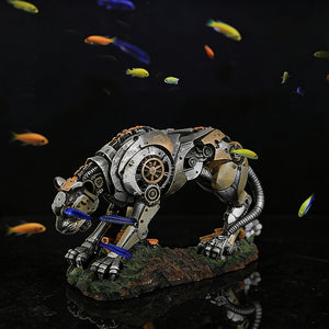 Robotic Aquarium Ornament Resin Fish Tank Decoration