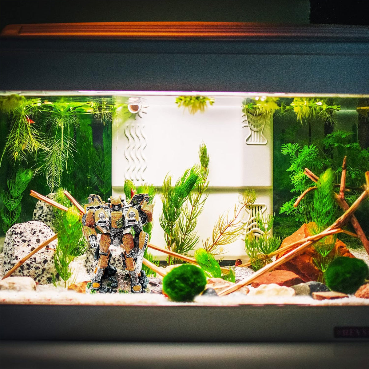 Robotic Aquarium Ornament Resin Fish Tank Decoration