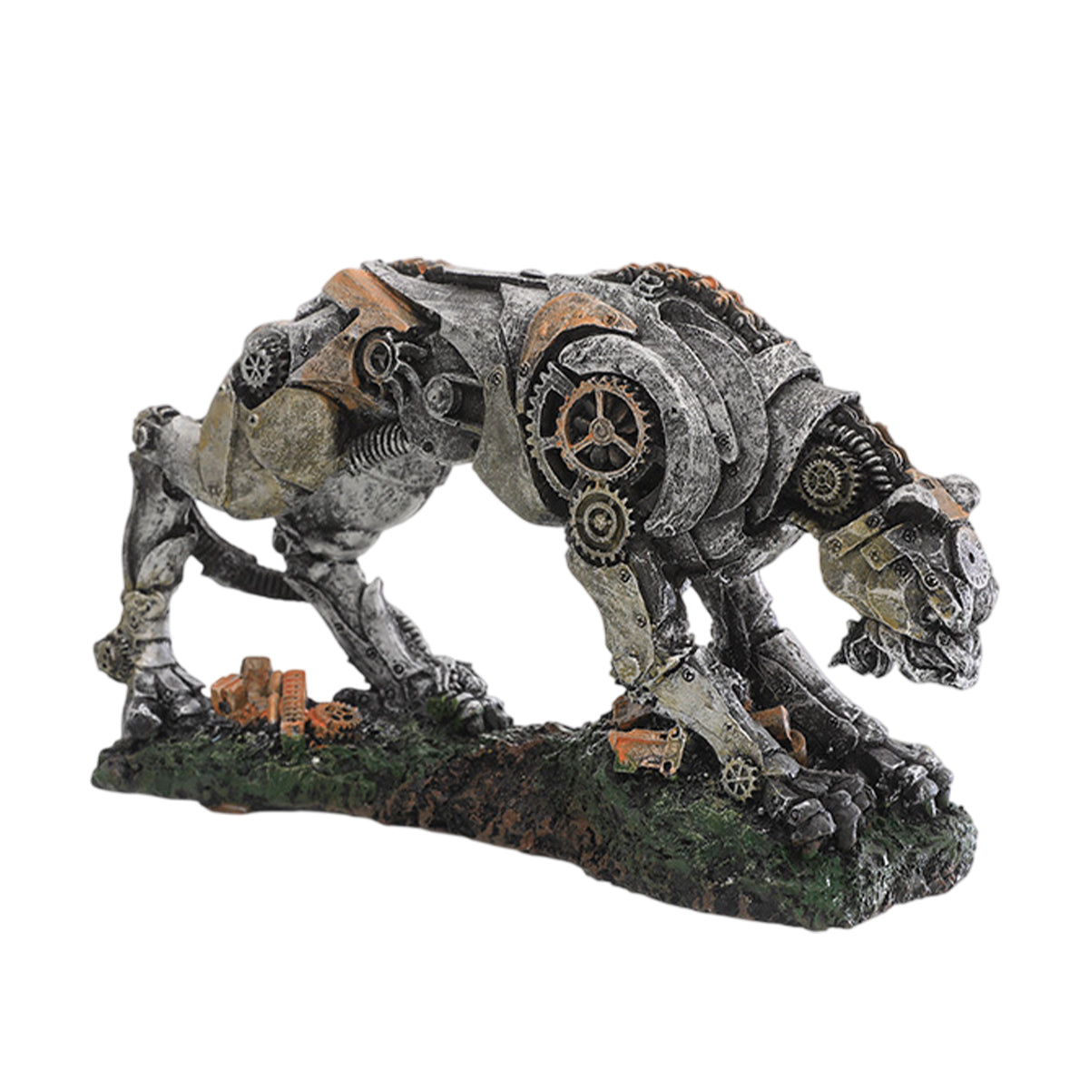 Robotic Aquarium Ornament Resin Fish Tank Decoration