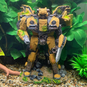 Robotic Aquarium Ornament Resin Fish Tank Decoration