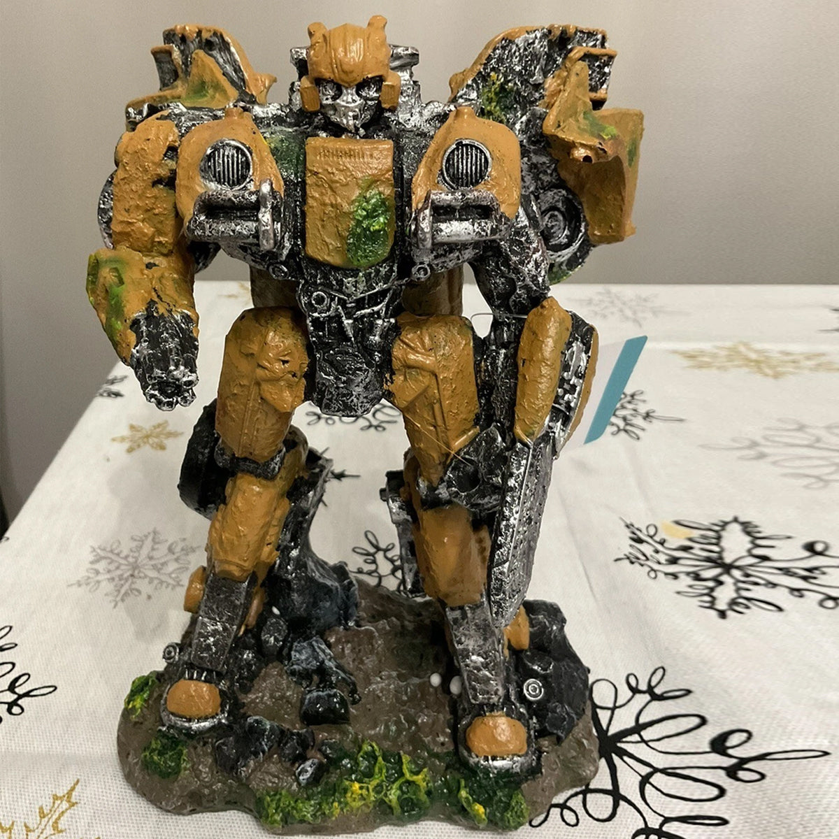 Robotic Aquarium Ornament Resin Fish Tank Decoration