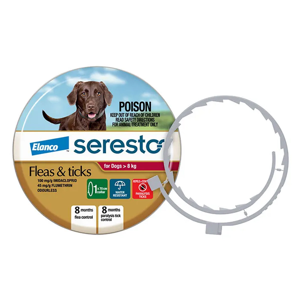 SERESTO Flea & Tick Collar for Medium to Large Dogs