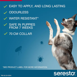 SERESTO Flea & Tick Collar for Medium to Large Dogs