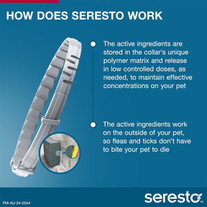 SERESTO Flea & Tick Collar for Medium to Large Dogs