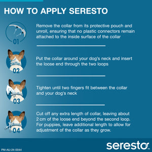 SERESTO Flea & Tick Collar for Medium to Large Dogs