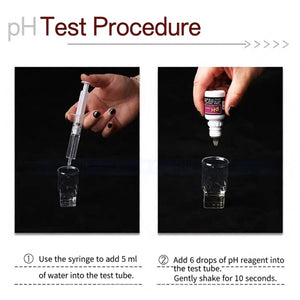 Saltwater Test Kit - Reef Aquarium PH NO2 NO3 KH PO4 Test Reagent