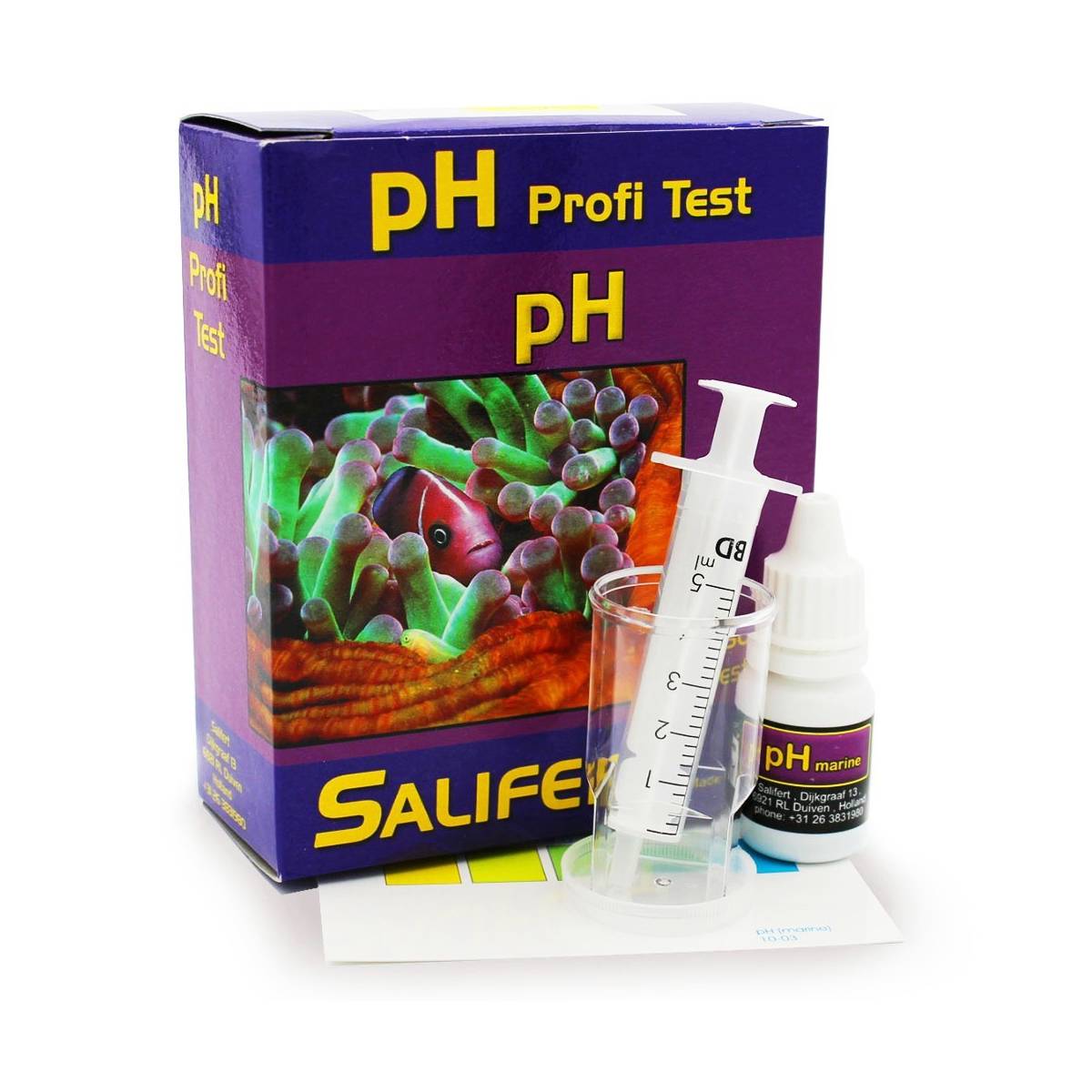 Saltwater Test Kit - Reef Aquarium PH NO2 NO3 KH PO4 Test Reagent